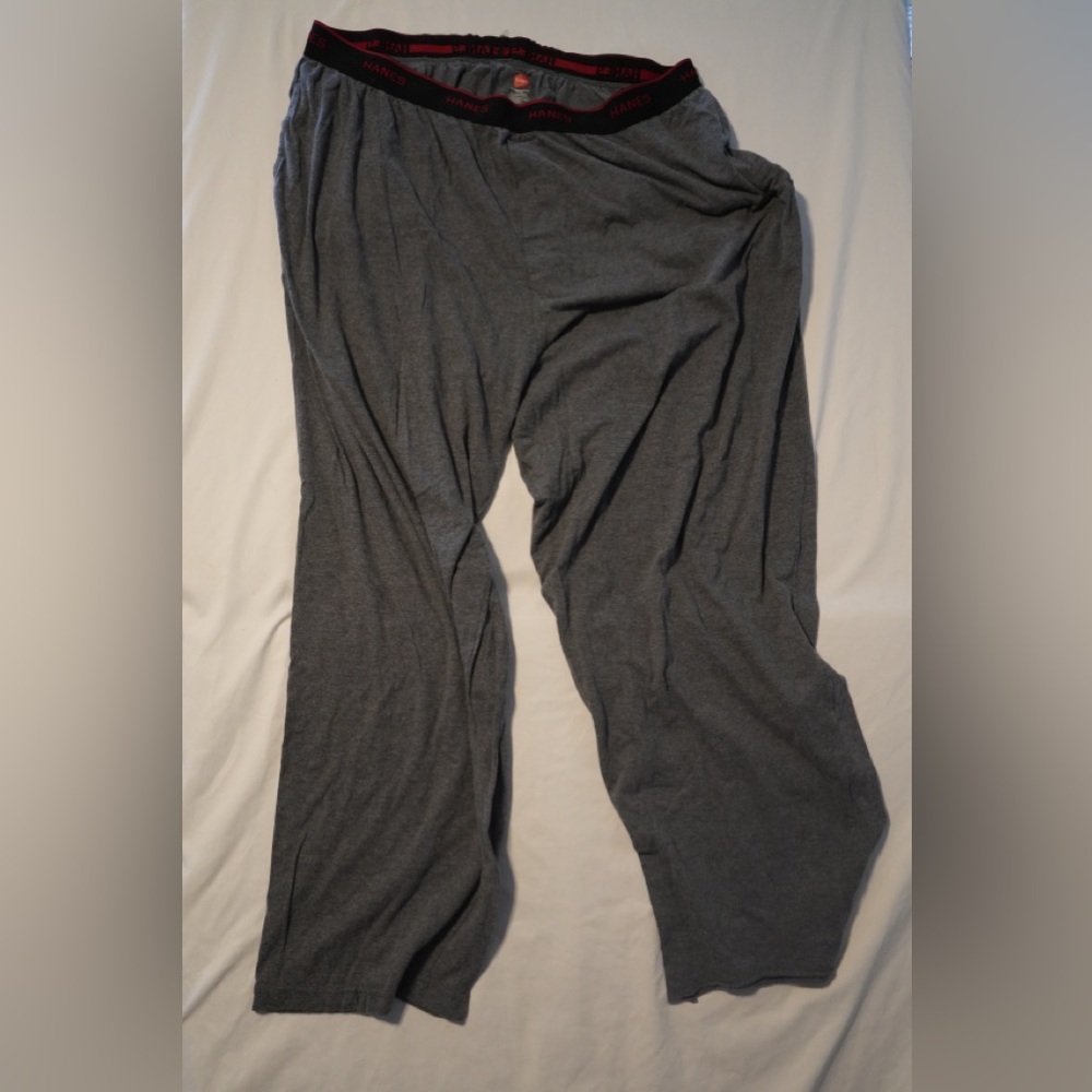 Hanes Gray and Black Lounge Pants